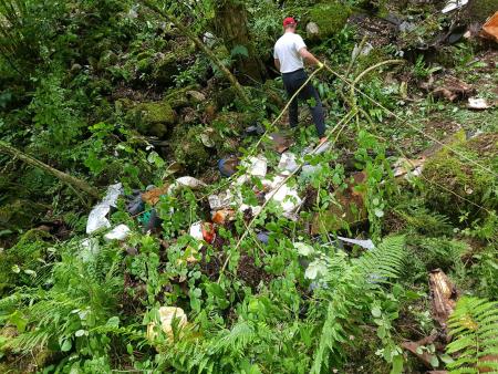 Sanacija črnega odlagališča – Banova jama 063